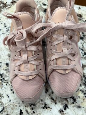 Women’s Pink Nike  Air Huarache Craft Athletic Sneakers